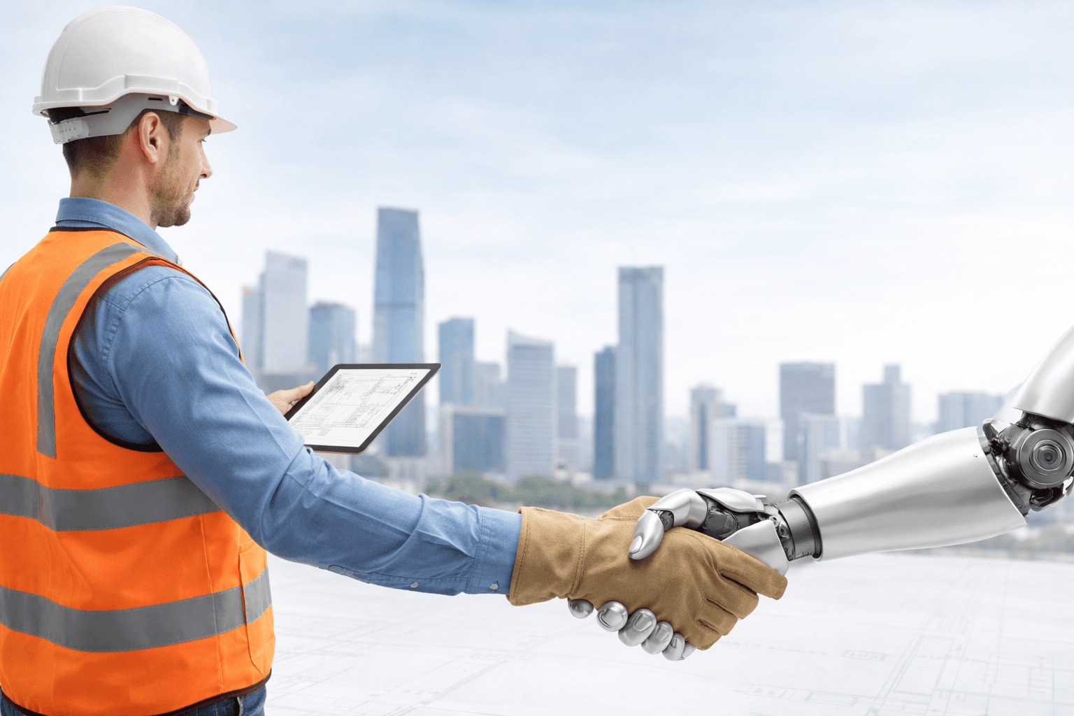 Construction site background