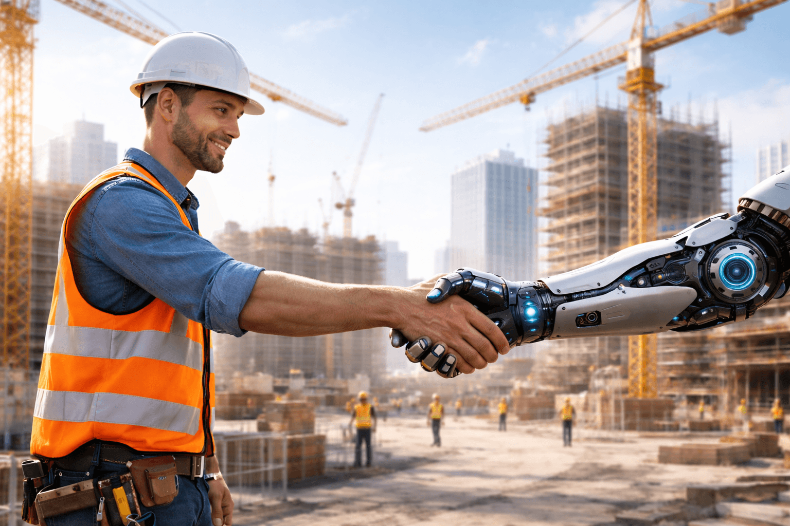 Construction site background